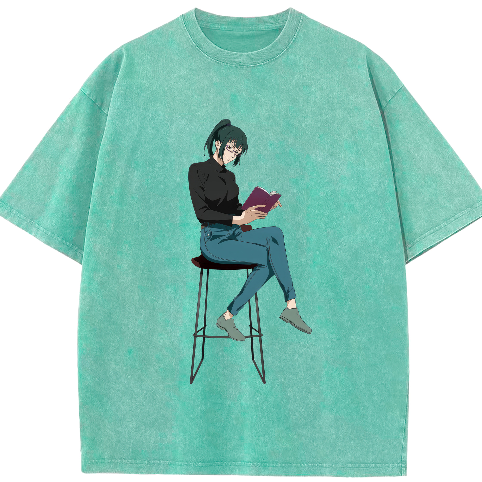 （画像用） 呪術廻戦 Jujutsu Kaisen 綿100% ヴィンテージ風 半袖Tシャツ（フロントプリント）